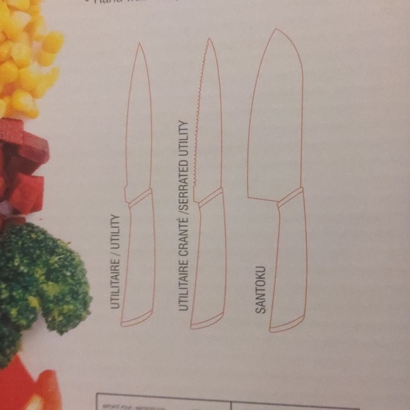 Think Kitchen knife set NWT 3pc set - Picture 8 of 12